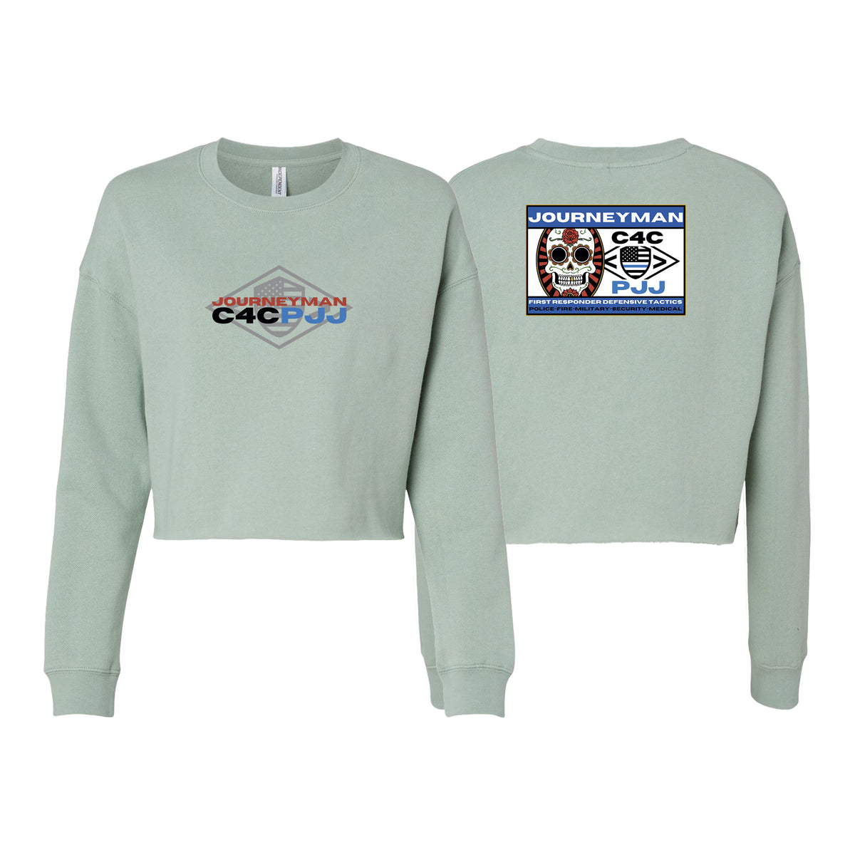 Journeyman Grappling Women's Cropped Crewneck Sweatshirt #8011 E
