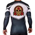 Journeyman Grappling Academy Rash Guards Black/White #8011 G