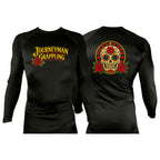 Journeyman Grappling All Black Rash Guards Long Sleeves #8011 G