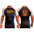 Journeyman Grappling All Black Ranked Short Sleeve Rash Guards #8011 G