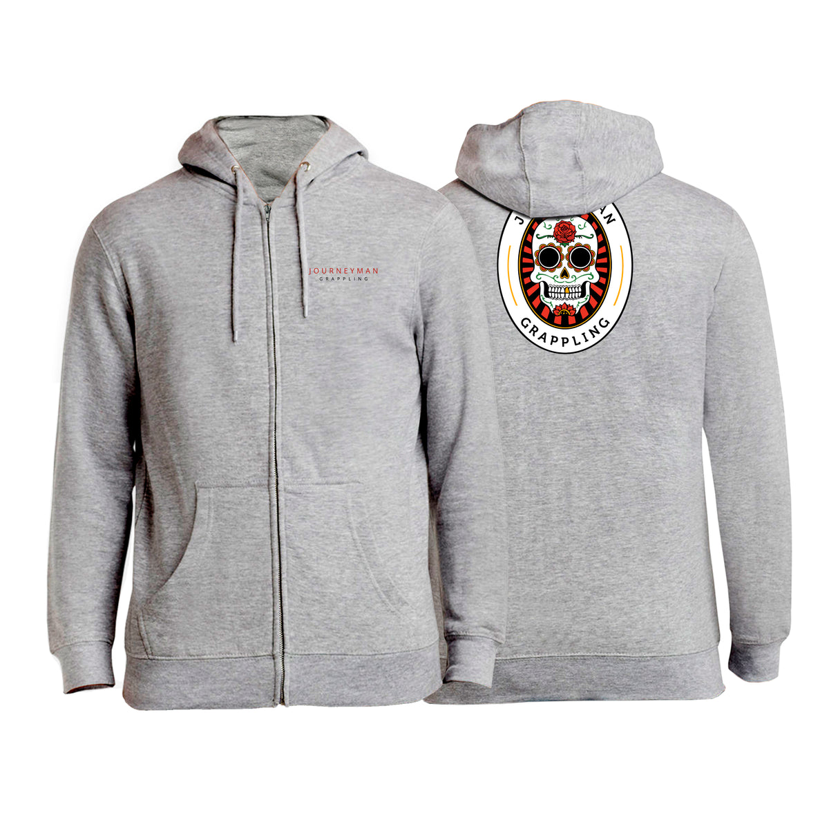 Journeyman Grappling Academy Zip-Up Hoodies #8011 D