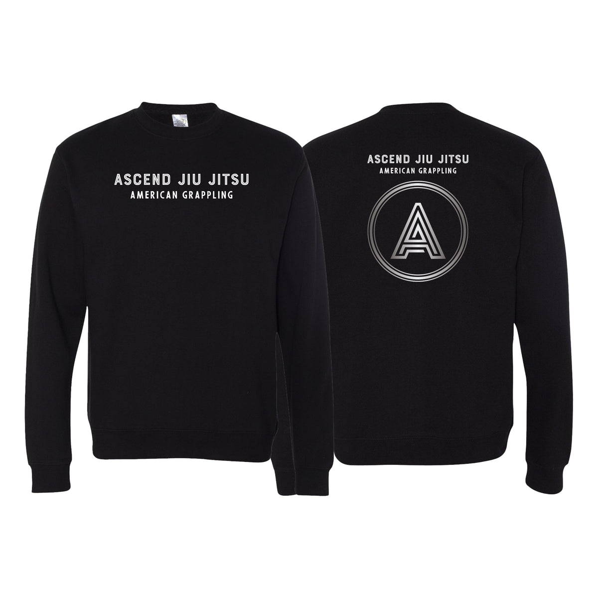 Ascend Jiu Jitsu Academy Crewneck Sweatshirt #8012 A
