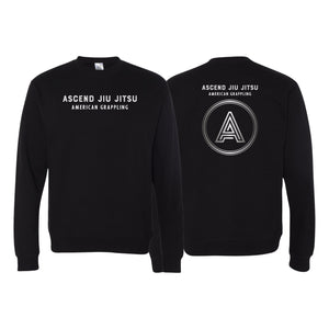 Ascend Jiu Jitsu Academy Crewneck Sweatshirt #8012 A