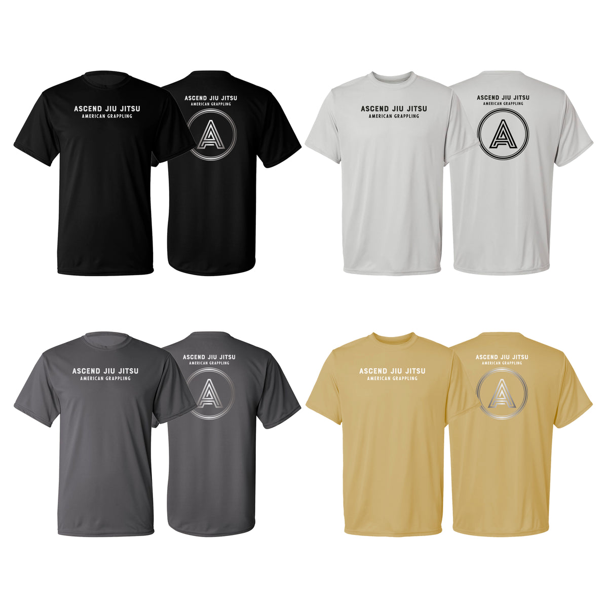 Ascend Jiu Jitsu Academy Dry Fit Shirts #8012 A