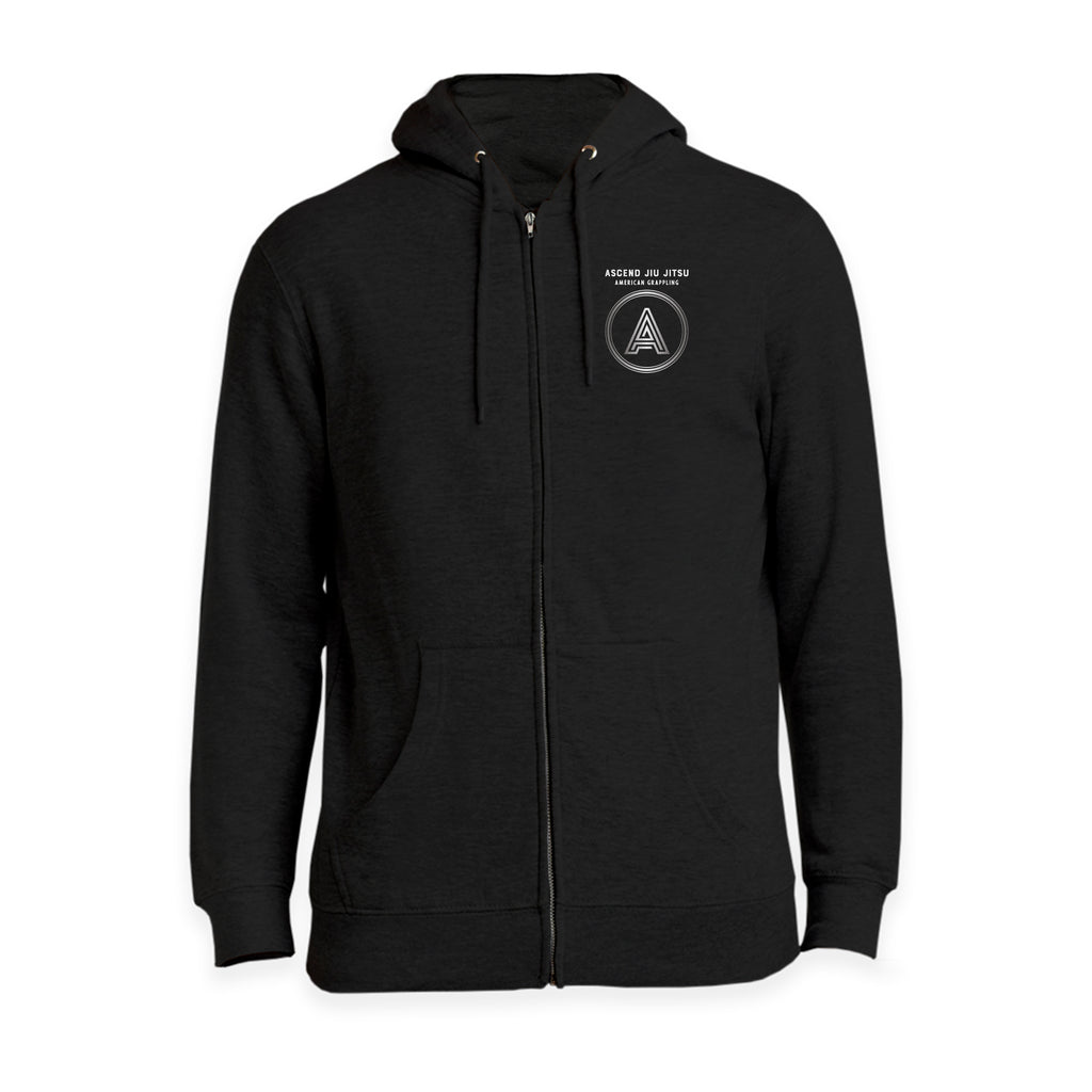 Ascend Jiu Jitsu Academy Zip-Up Hoodies #8012 B