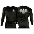 High Level JJ All Black Custom Rash Guards Long Sleeves #8013 A