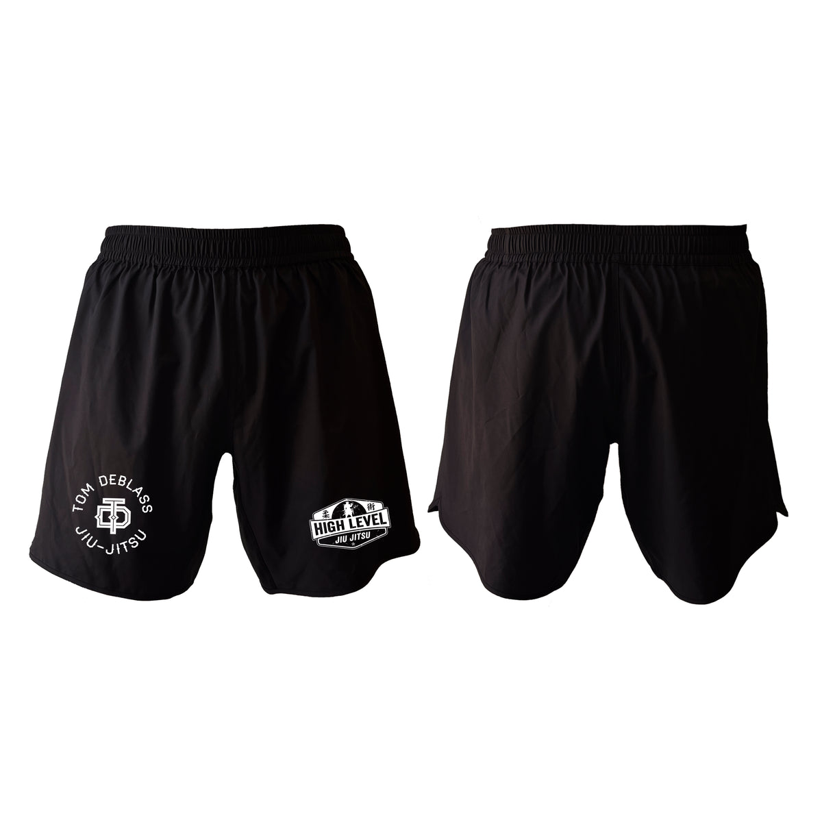 High Level JJ All Black Custom Shorts 2.0 #8013 A