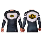 High Level JJ Academy Rash Guards Black/White #8013 B