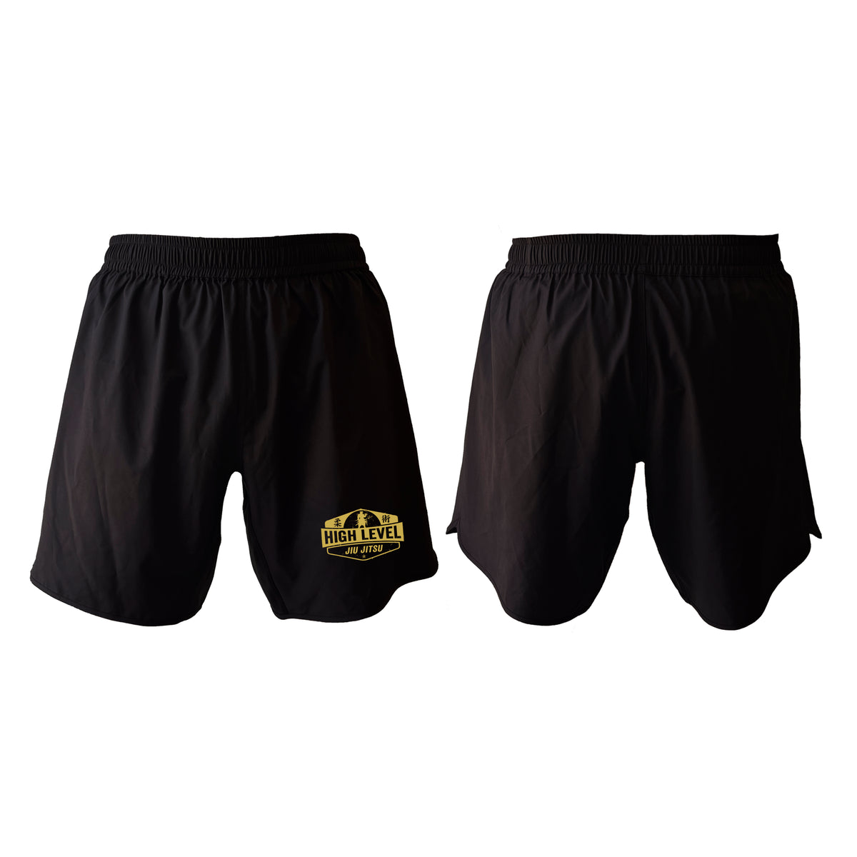 High Level JJ All Black Custom Shorts 2.0 #8013 B