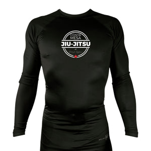 Costa Mesa Jiu Jitsu All Black Custom Rash Guards Long Sleeves #8014