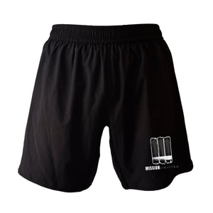 Mission JJ All Black Custom Shorts 2.0 #8016
