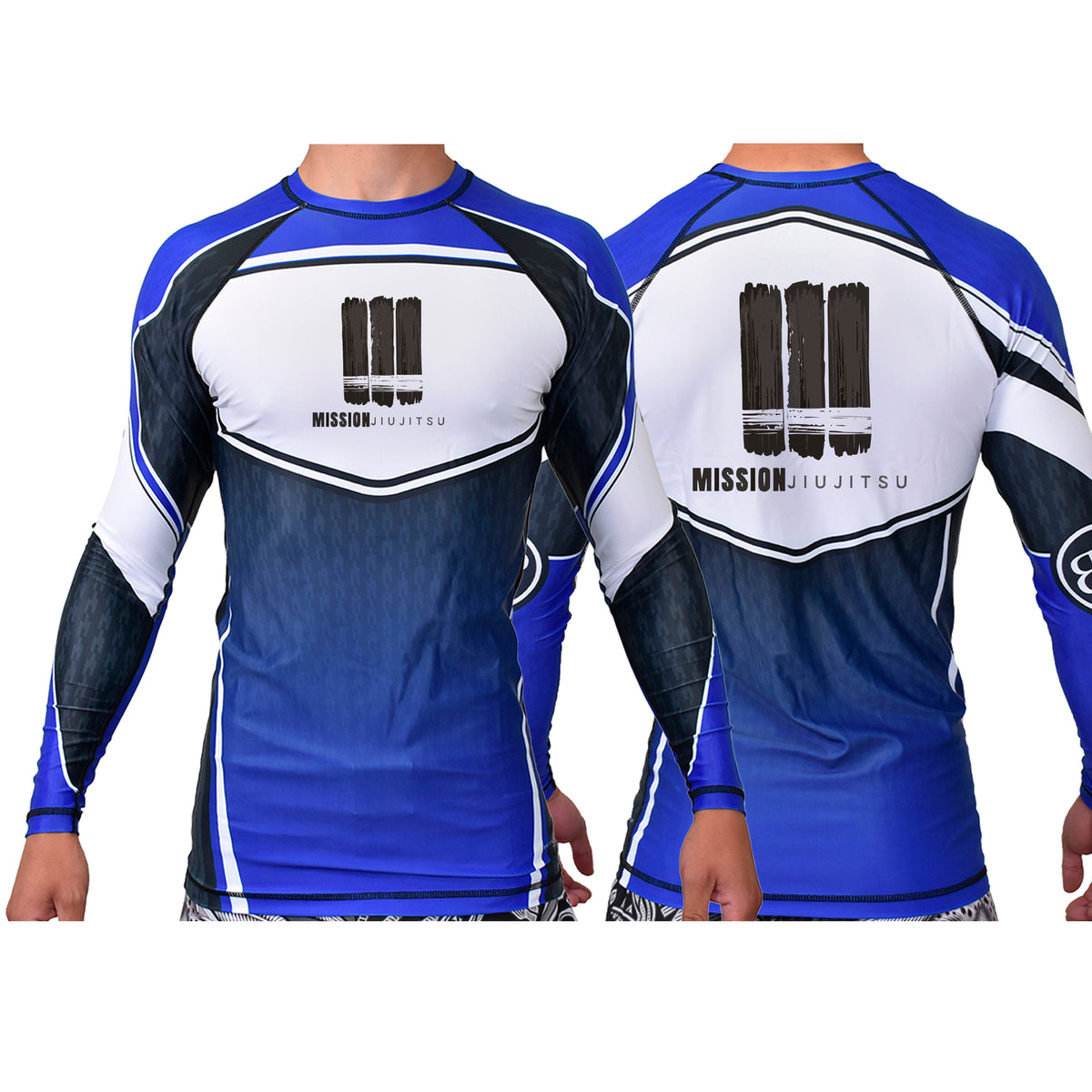 Mission JJ Academy Ranked Long Sleeve Rash Guards #8016
