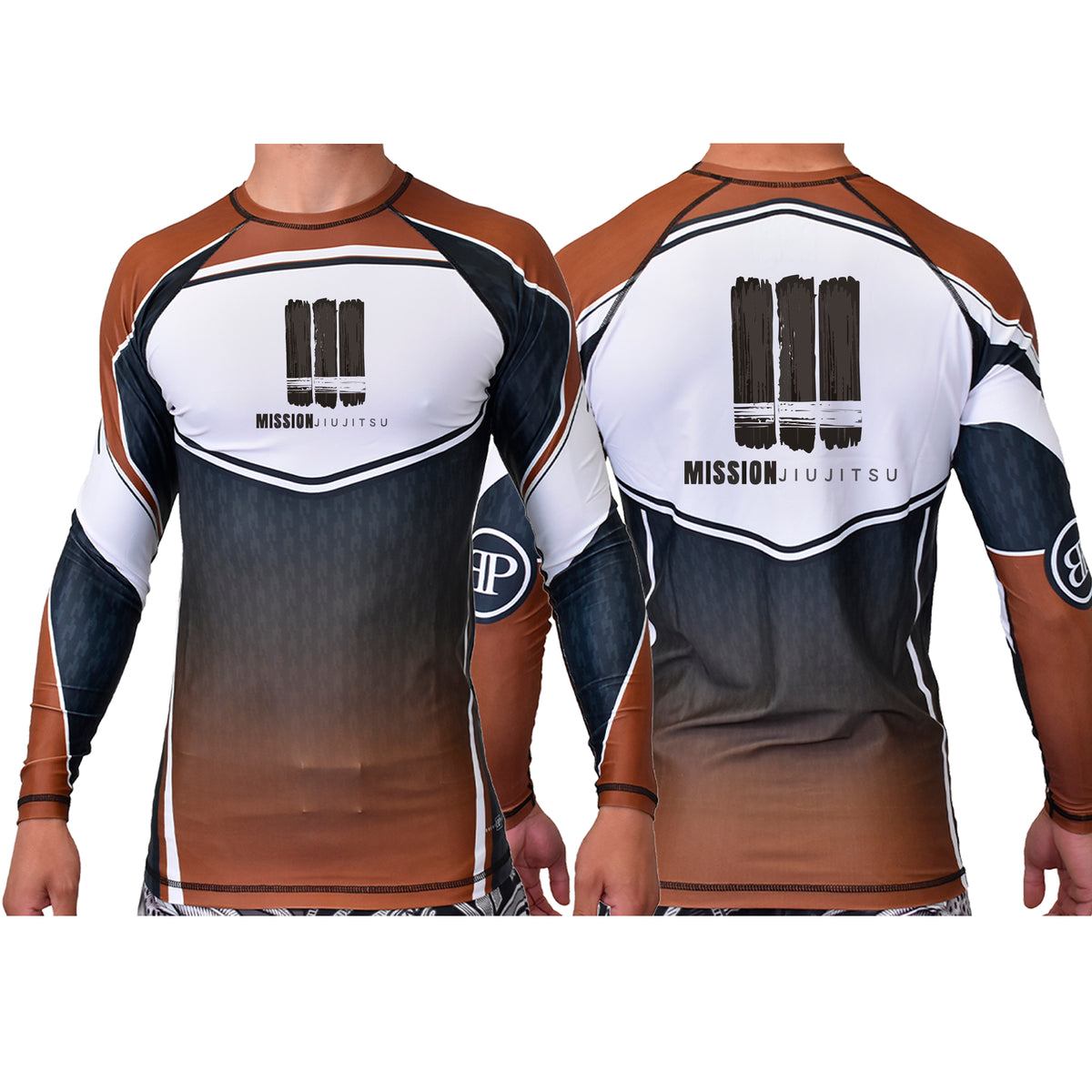 Mission JJ Academy Ranked Long Sleeve Rash Guards #8016
