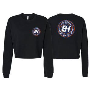 Bill Henry BJJ Women's Cropped Crewneck Sweatshirt #8018 A