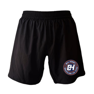 Bill Henry BJJ All Black Custom Shorts 2.0 #8018