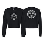 Twisted Kraken Jiu Jitsu Women's Cropped Crewneck Sweatshirt #8019 A