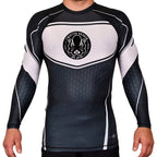 Twisted Kraken Jiu Jitsu Academy Rash Guards Black/White #8019