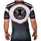 Twisted Kraken Jiu Jitsu Academy Rash Guards Black/White #8019