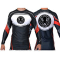 Twisted Kraken Jiu Jitsu Academy Ranked Long Sleeve Rash Guards #8019