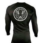 Twisted Kraken Jiu Jitsu All Black Custom Rash Guards Long Sleeves #8019