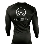 Espiritu Jiu Jitsu All Black Custom Rash Guards Long Sleeves #8020 C
