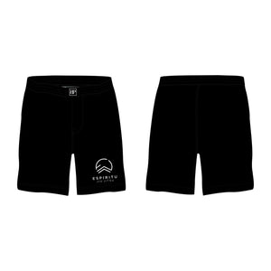Espiritu Jiu Jitsu All Black Custom Shorts #8020 C