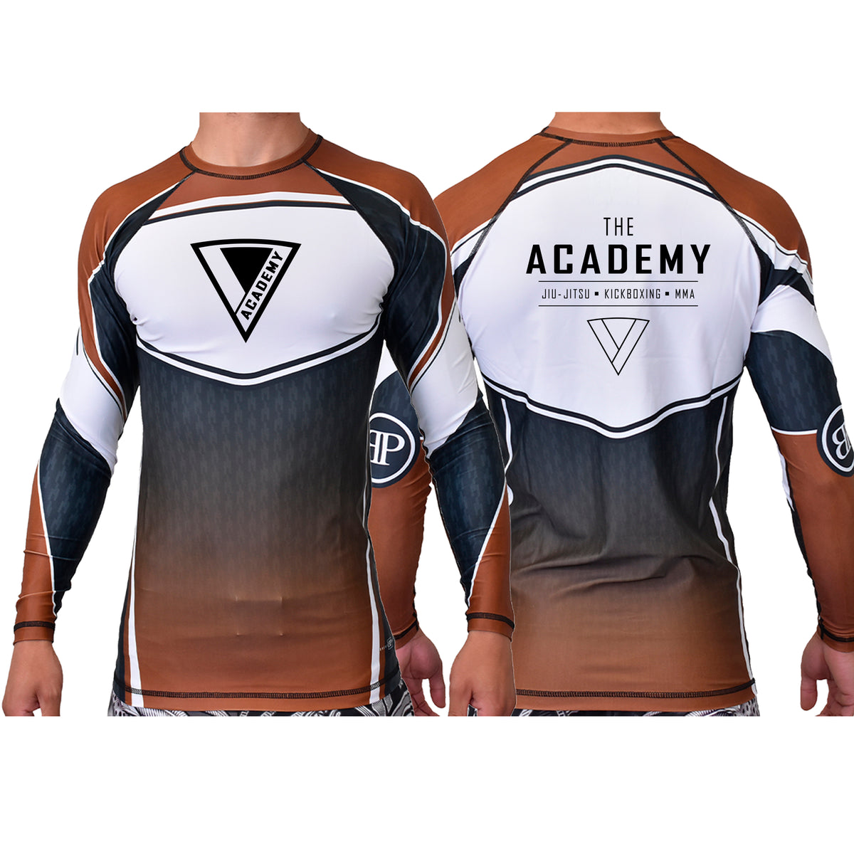 The Academy of Jiu Jitsu Academy Ranked Long Sleeve Rash Guards #8021