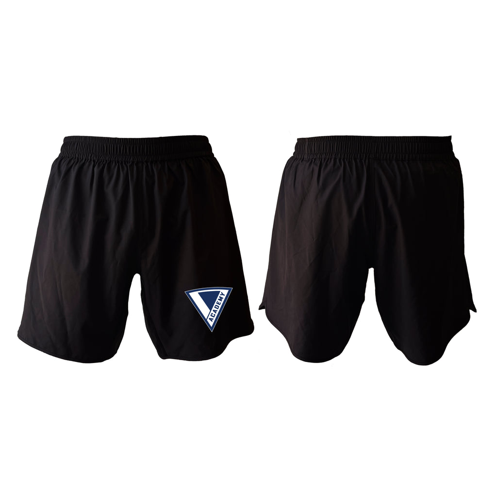 The Academy of Jiu Jitsu All Black Custom Shorts 2.0 #8021