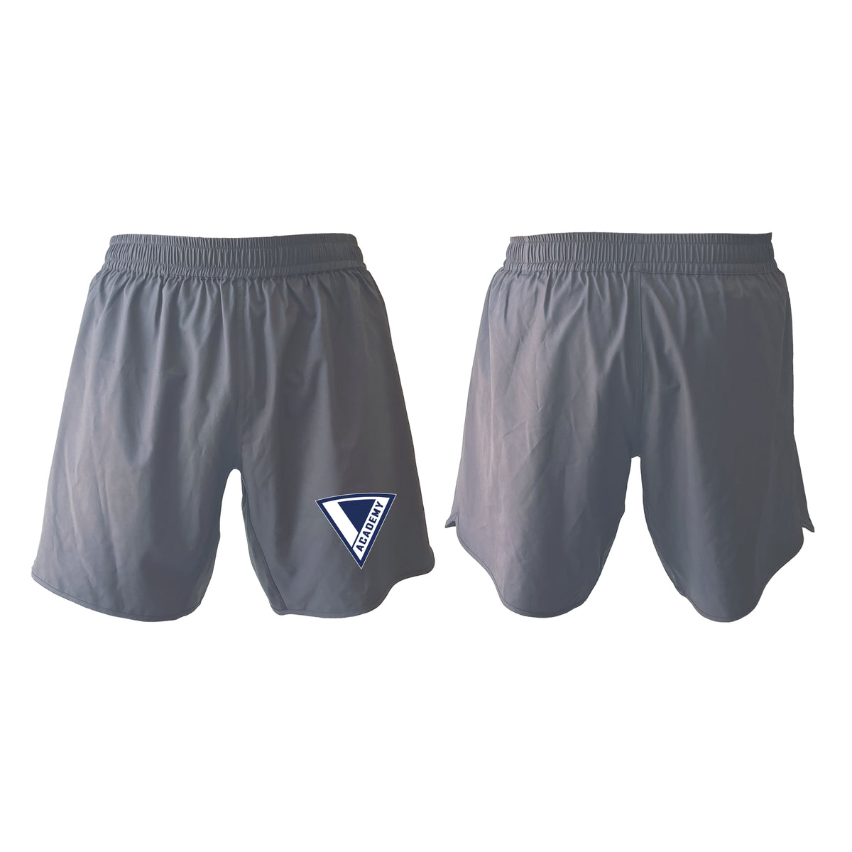The Academy of Jiu Jitsu Grey Custom Shorts 2.0 #8021