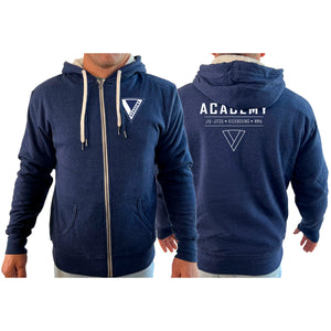 The Academy of Jiu Jitsu Academy Sherpa Lined Zip-Up Hoodie #8021 A