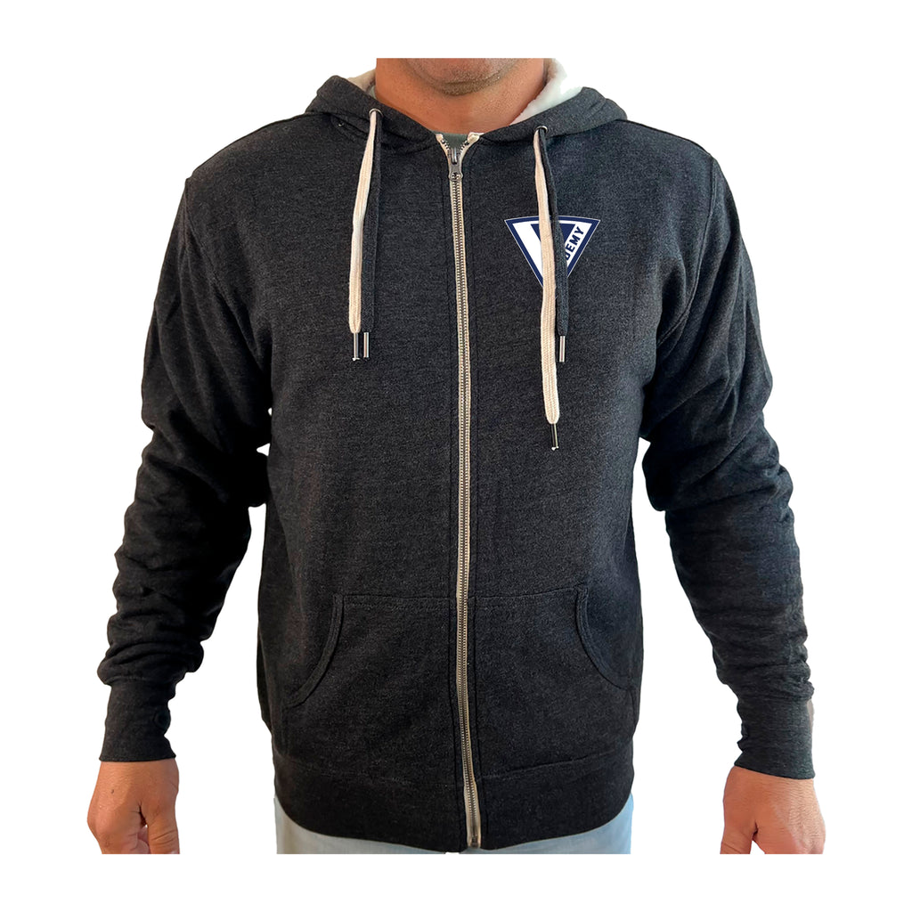 The Academy of Jiu Jitsu Academy Sherpa Lined Zip-Up Hoodie #8021 A