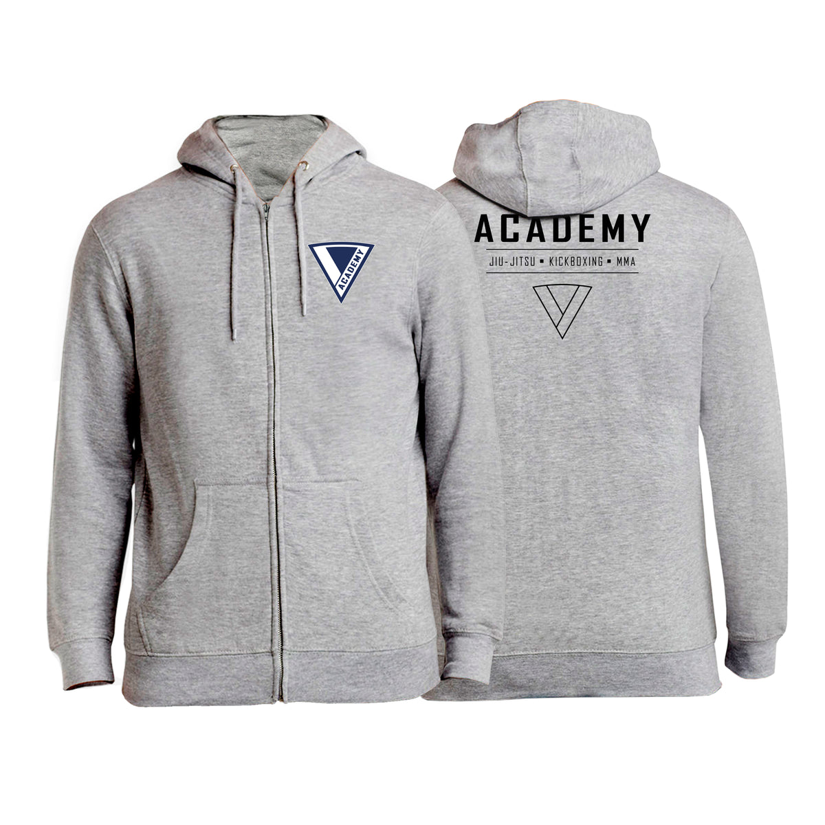 The Academy of Jiu Jitsu Academy Zip Up Hoodies #8021 A