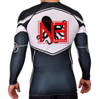 New Era Jiu Jitsu Academy Rash Guards Black/White #8022 B