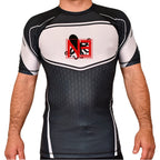New Era Jiu Jitsu Academy Rash Guards Black/White #8022 B