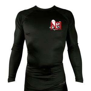 New Era Jiu Jitsu All Black Custom Rash Guards Long Sleeves #8022 B