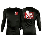 New Era Jiu Jitsu All Black Custom Rash Guards Long Sleeves #8022 B
