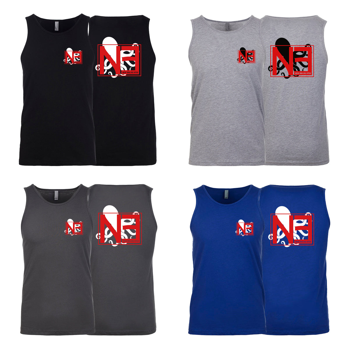 New Era Jiu Jitsu Next Level Tank Tops #8022 B
