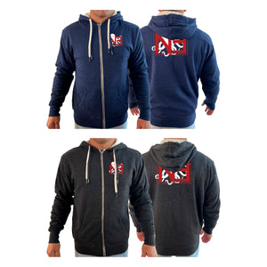 New Era Jiu Jitsu Academy Sherpa Lined Zip-Up Hoodie #8022 B