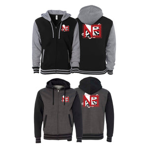 New Era Jiu Jitsu Academy Varsity Zip-Up Hoodie #8022 B