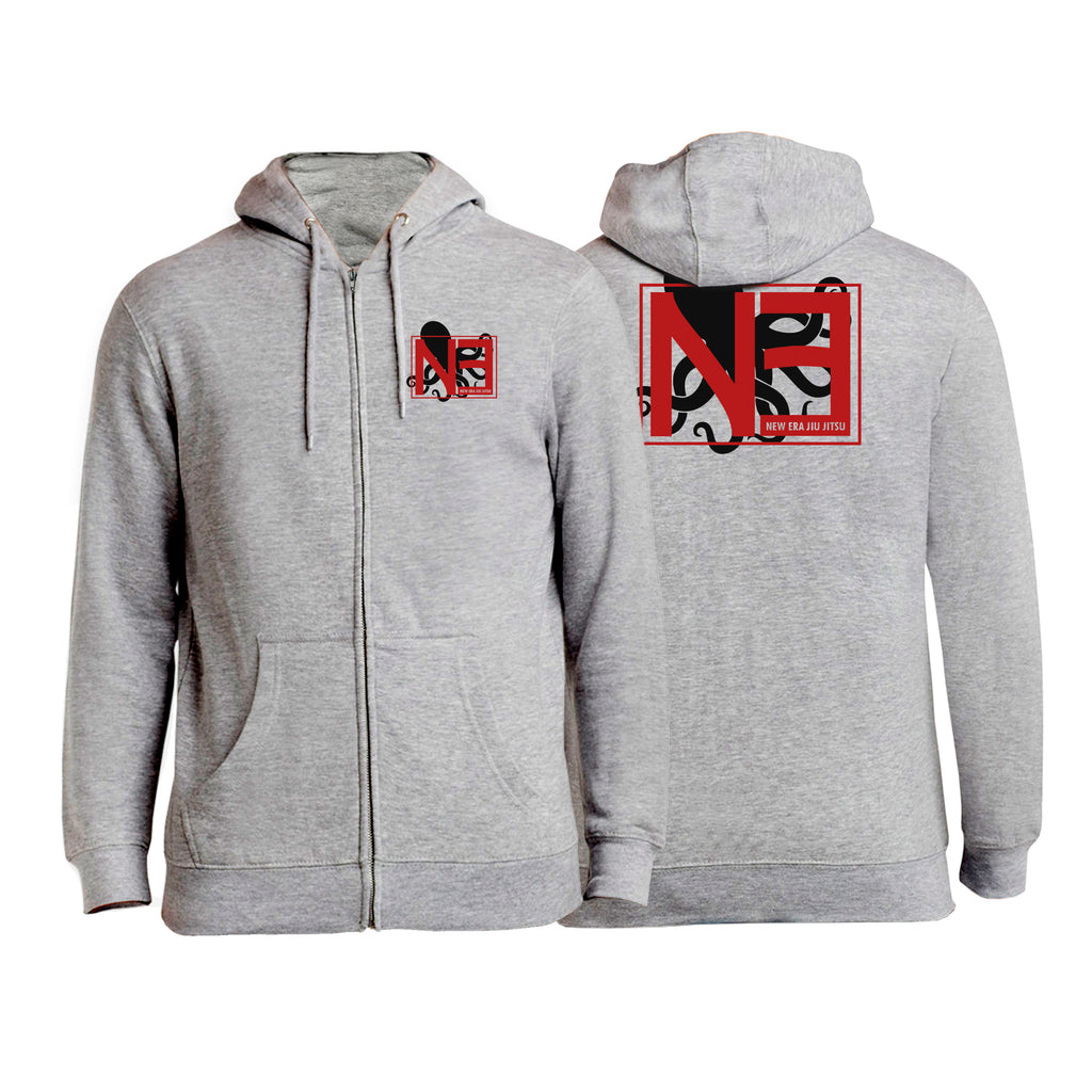 New Era Jiu Jitsu Academy Zip Up Hoodies #8022 B