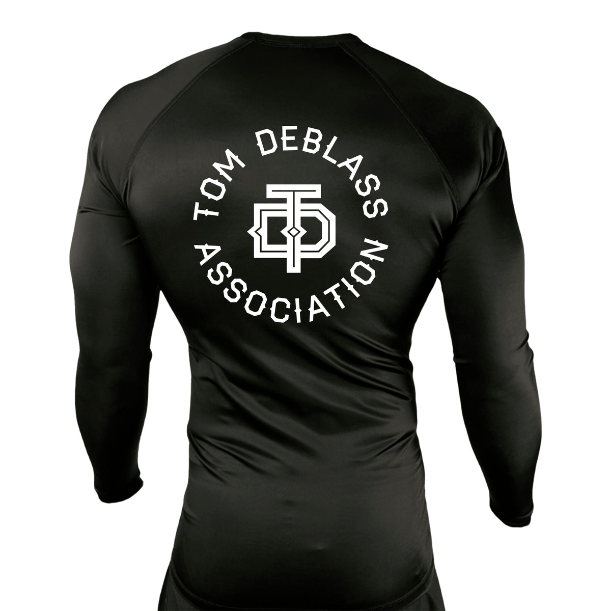 New Era Jiu Jitsu All Black Custom Rash Guards Long Sleeves #8022 C