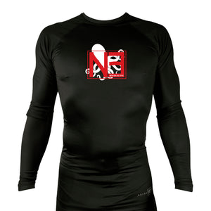 New Era Jiu Jitsu All Black Custom Rash Guards Long Sleeves #8022 C