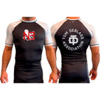 New Era Jiu Jitsu All Black Ranked Short Sleeve Rash Guards #8022 C