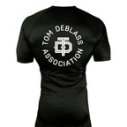 New Era Jiu Jitsu All Black Custom Rash Guards Short Sleeves #8022 C