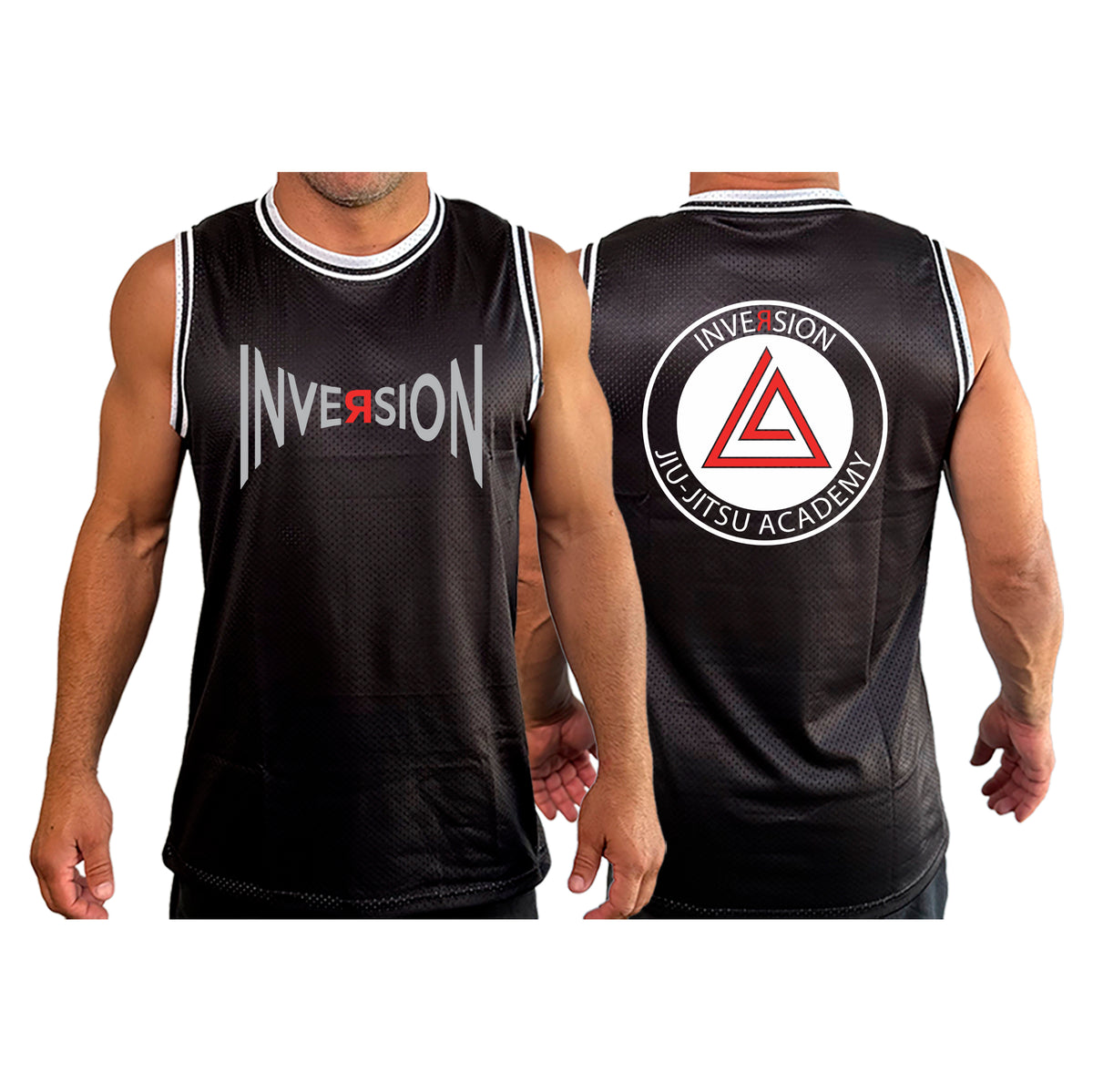 Inversion Jiu Jitsu Academy Basketball Jerseys #8023 A