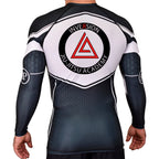Inversion Jiu Jitsu Academy Rash Guards Black/White #8023