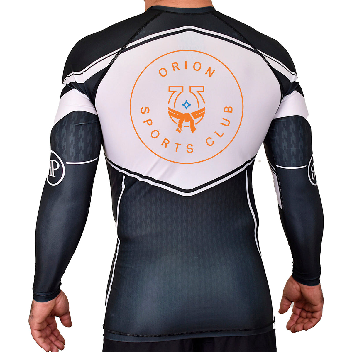 Orion Sports Club Academy Rash Guards Black/White #8024 A