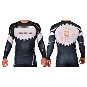 Orion Sports Club Academy Rash Guards Black/White #8024