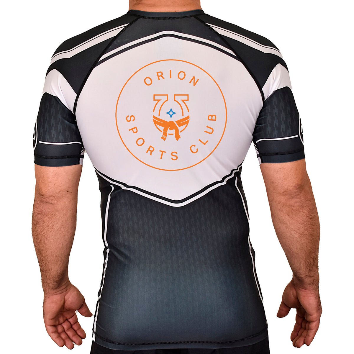 Orion Sports Club Academy Rash Guards Black/White #8024 A