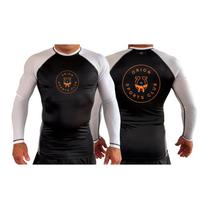 Orion Sports Club All Black Ranked Long Sleeve Rash Guards #8024 A